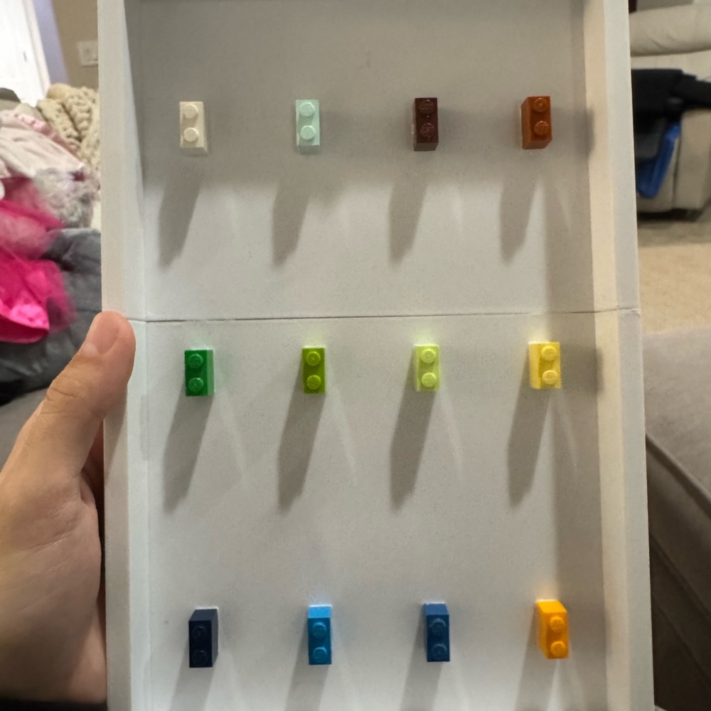 3d printed Lego f1 cmf display frame